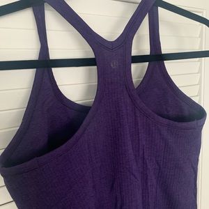 Purple Lululemon Lined Tank